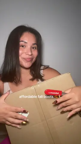 it’s a boot fall 👢🍂🙂‍↔️ #fallfashion #fallboots #boots #unboxing #affordablefashion 
