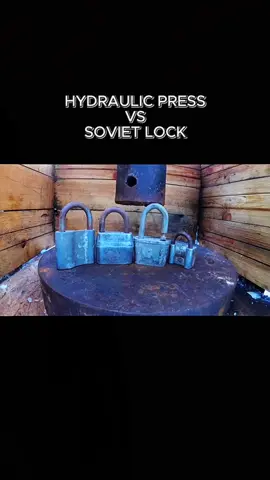#hydraulicpress #lock #test #amazing 