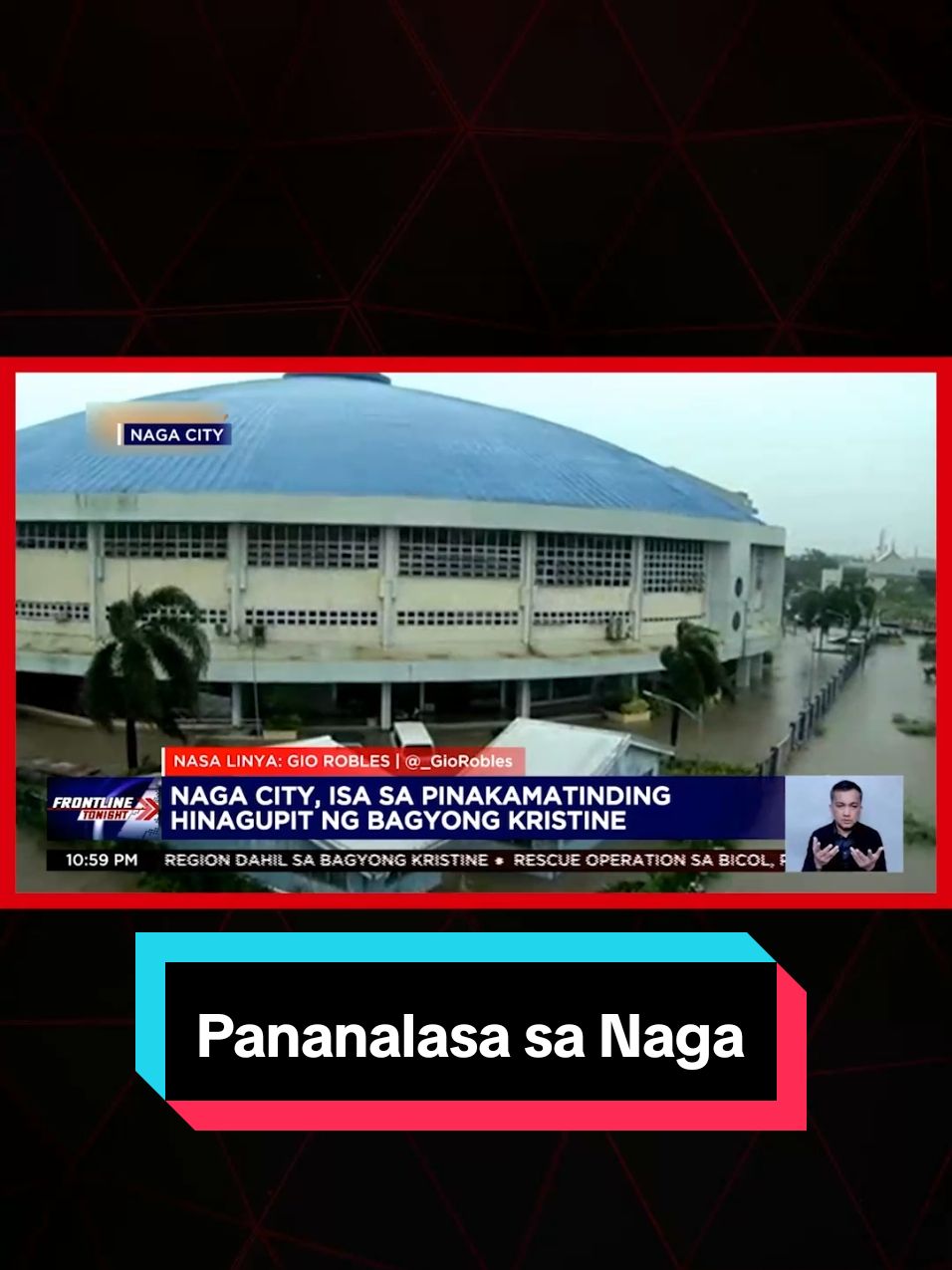 Isa ang Naga City sa pinakamatinding hinagupit ng Bagyong #KristinePH. Narito ang kasalukuyang sitwasyon sa lungsod. #News5 #FrontlineTonight #NewsPH #BreakingNewsPH 