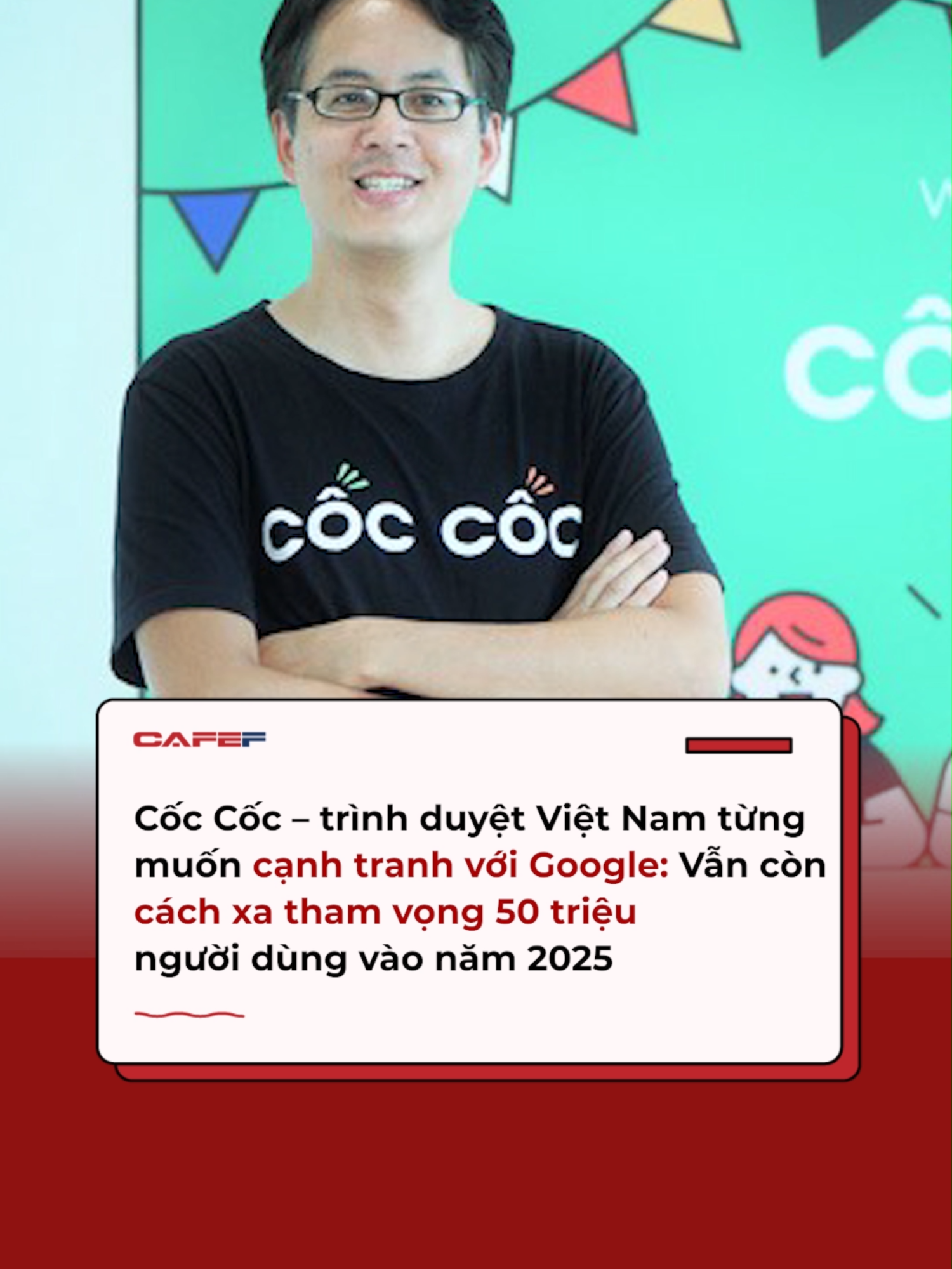 Cốc Cốc rất sôi nổi trong thời gian đầu và từng tham vọng cạnh tranh với Google. #CafeF #AMM #CocCoc