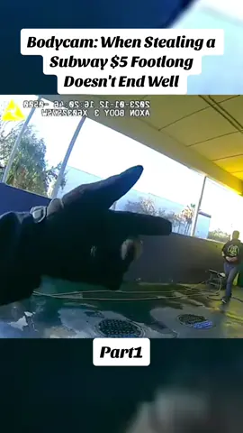 Bodycam: When Stealing a Subway $5 Footlong Doesn't End Well#Police #cops #crime #bodycam #police #truecrime #crimetiktok #copsoftiktok #casa #fyp #tiktokindia #case 