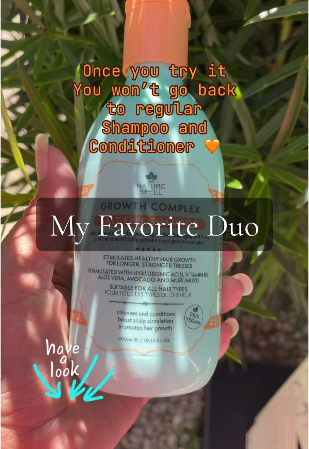 Once you try this Shampoo and Conditioner, you won’t go back!🧡LOWER PRICE ON THIS DUO RIGHT NOW! Its my favorite! #tiktokshopholidayhaul #tiktokshopblackfriday #tiktokshopcybermonday #falldealsforyou #tiktokmarketplace #shampooandconditioner 