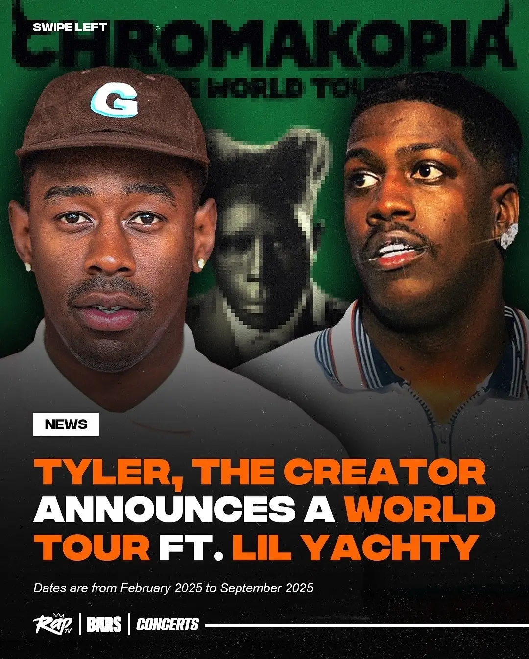 Are y’all copping tickets to see #TylerTheCreator and #LilYachty live during their world tour between February and September 2025⁉️👀 #RapTV 