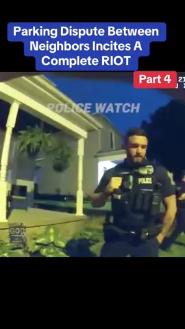 Parking Dispute Between Neighbors Incites A Complete RIOT#cops #police #viral #usa 
