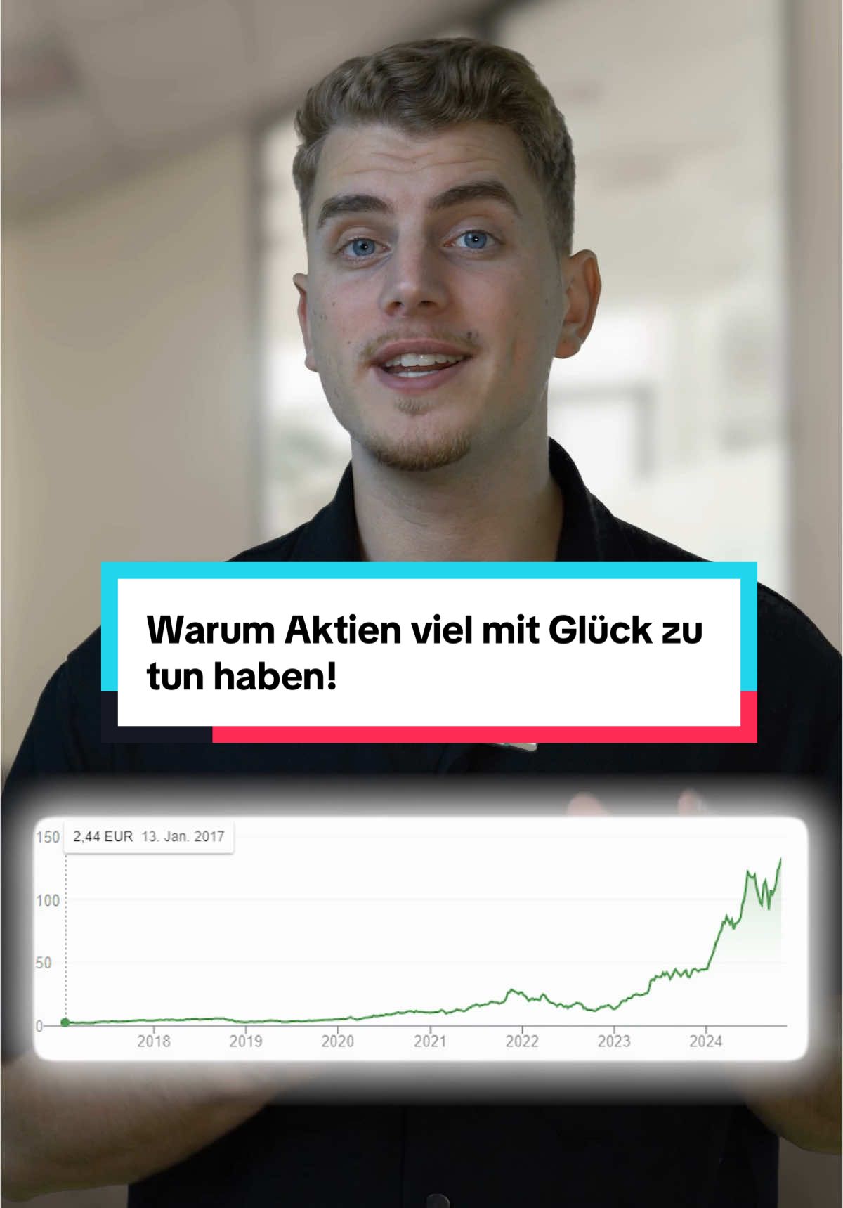 Warum Einzelaktien viel mit Glück zu tun haben… #aktien #geld #finanzen 