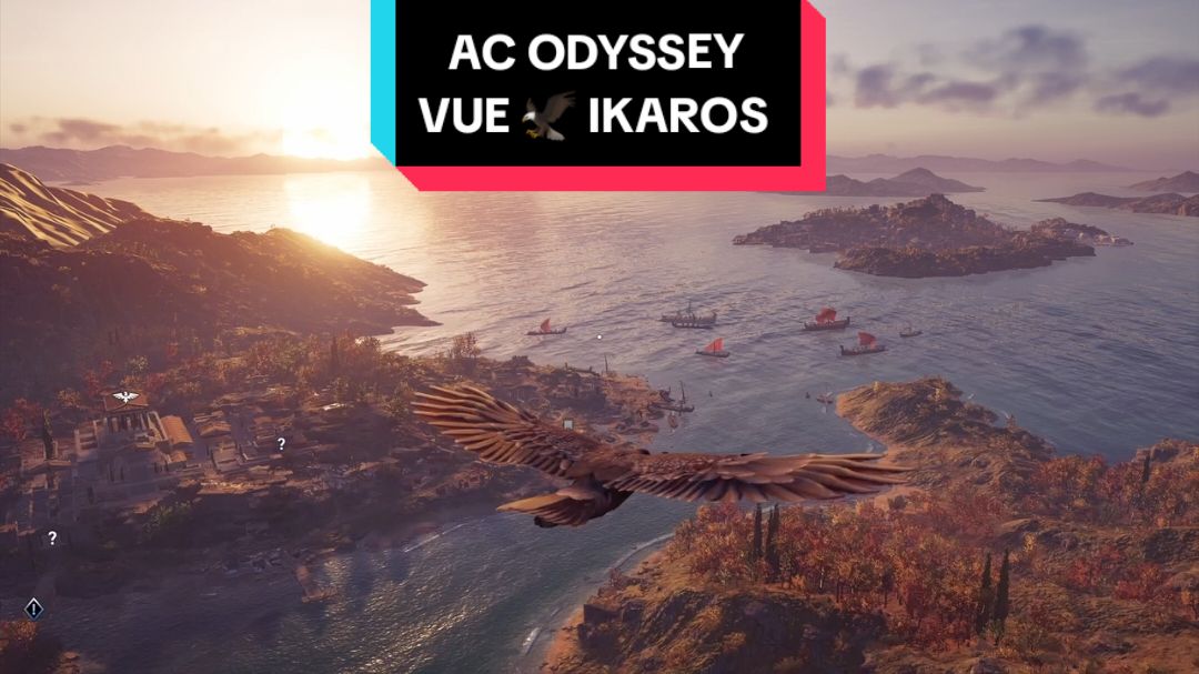 IKAROS 🦅 #acodyssey #assassinscreed #odyssey #landscape #relaxingvideos #relaxtime #gaming 