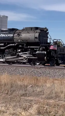 A blast from the past as an old steam locomotive, Big Boy, flew by our Colorado location today. No. 4014 was delivered in 1941 and is 132 feet long and weighs in a 1.2 M pounds. #unionpacificrailroad #bigboy #history #steamlocomotives #brightoncolorado #railroad #naturalsound 