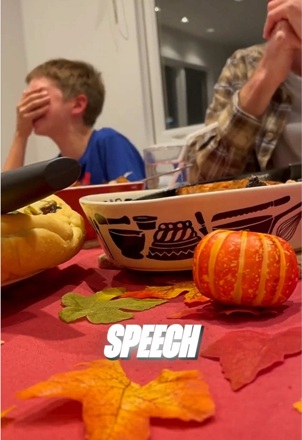 HILARIOUS Thanksgiving Speech by a Kid 🤣🦃 - (🎥: unknown) - #thanksgiving #holiday #familydinner #family #hilarious 