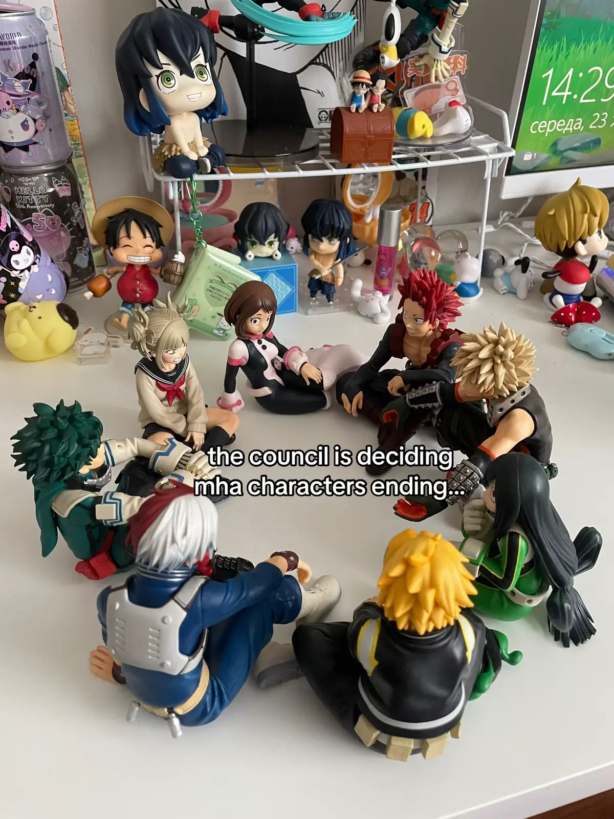 #mha #togahimiko #toga #ochakouraraka #uraraka #togachoko #togaocha #togachoko #deku #izukumidoriya #bakugou #bakugoukatsuki #kirishima #kirishimaeijirou #denkikaminari #mercari #unboxing #animefigure #collection #sanrio #pochacco #foryoupage #fyp 