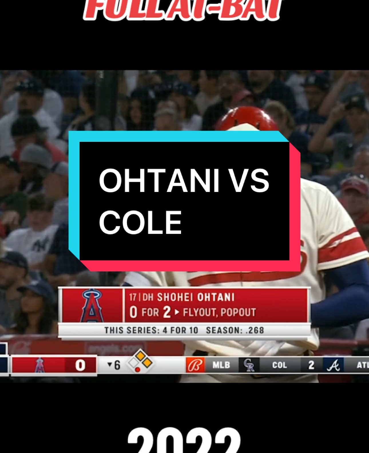 2022 is wild i wasn’t even born when this happened #shoheiohtani #大谷翔平 #yankees #gerritcole 