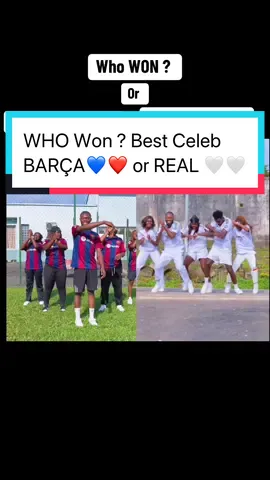 Whon Won ? @fcbarcelona or @Real Madrid C.F. ?? #tiktokspain #madrid #halamadrid #barça #barcelona #viscabarca #championsleague #laliga #dance #nigeriantiktok #sama28 