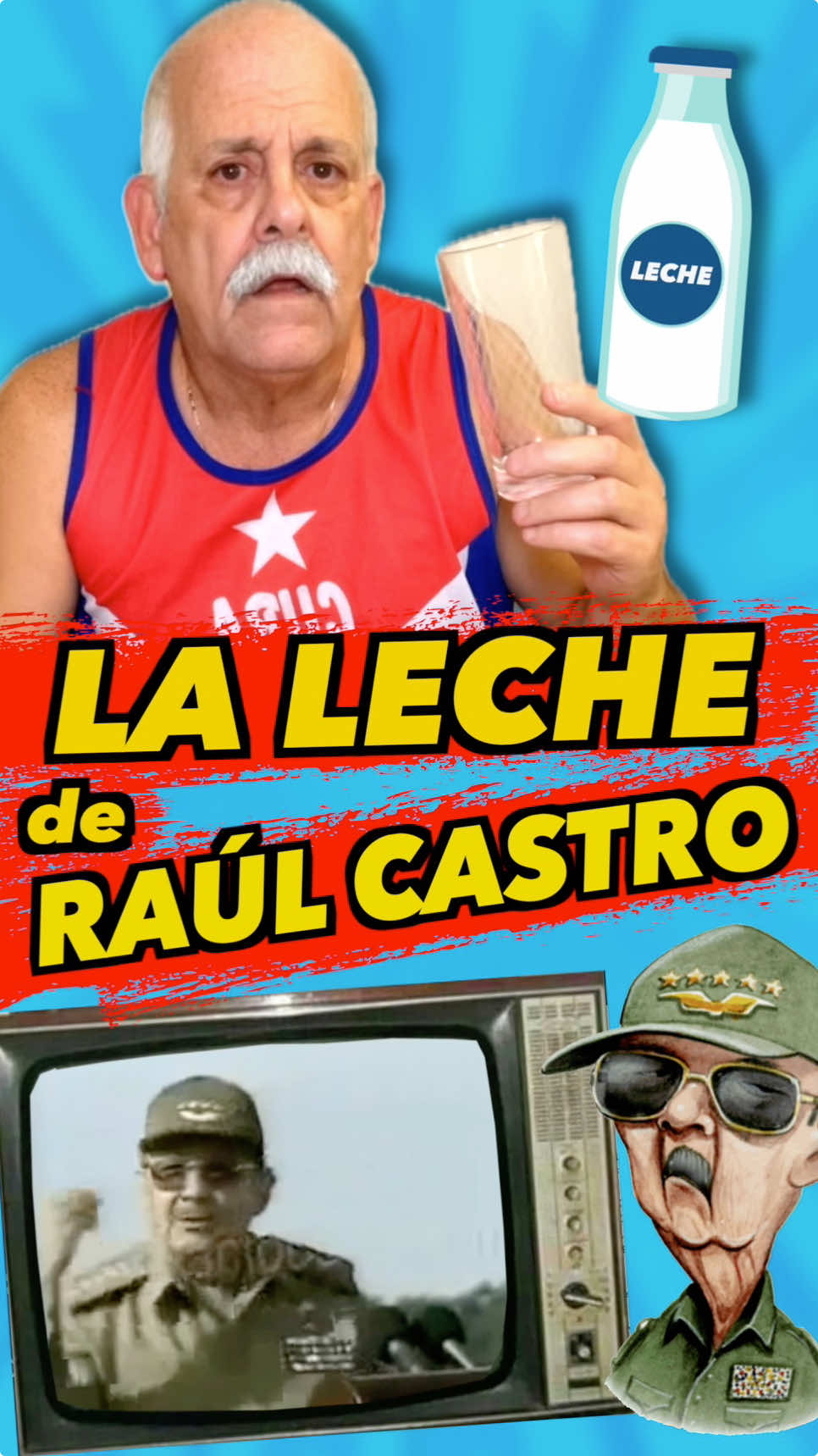 La leche de Raúl Castro 😳🇨🇺 #cubanosporelmundo #cuban #cubanosenmiami #humortiktok #humor #lol 