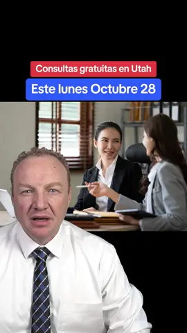 Primera vez en Utah🙌 Consultas gratis para todo público 🗣️ No te pierdas esta oportunidad de aclarar tus dudas de inmigración directamente con expertos. 📅 Detalles del Evento: 🗓️ Fecha: 28 de octubre 🕠 Hora: Apertura a las 5:30 pm 📍 Ubicación: 2701 North Thanksgiving Way, Suite 100, Lehi, UT 84043 ¡Nos vemos ahí! ¡Trae tus preguntas y prepárate para aprender de los mejores! El costo de admisión es totalmente gratuito #inmigracion #abogado #venezuela #usa #noticias #utah
