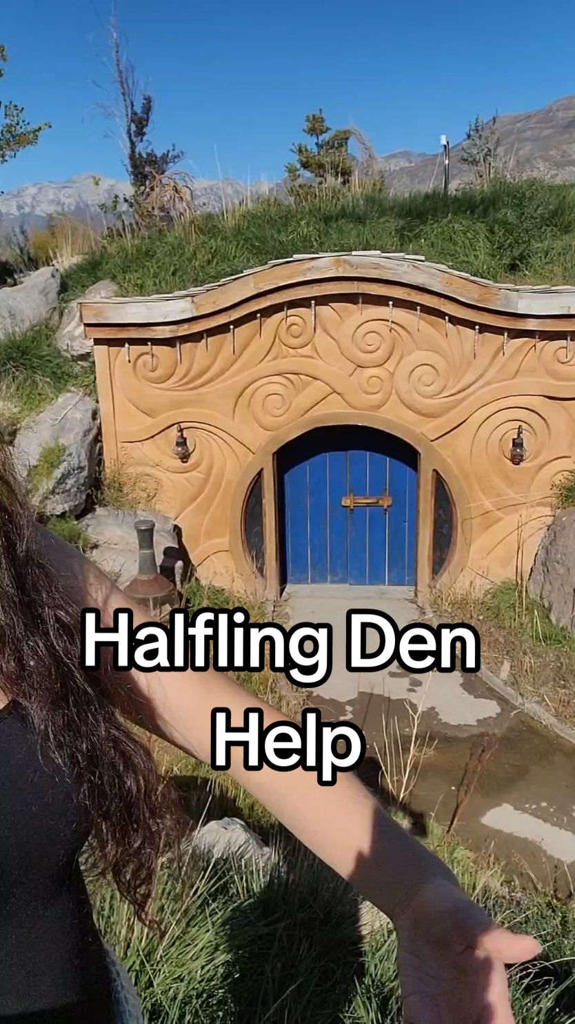 Do you want to see more behind the scenes tidbits about the realm? #mold #hobbit #hobbithole #halfling #halflingden #lotr #renovation #leaks #standingwater #hobbithouse #lordoftherings #puddles #repair #fixerupper 