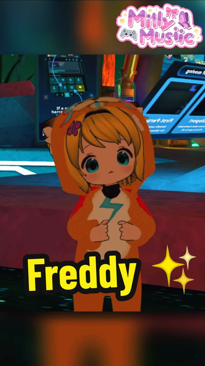 Milly Freddy 🧡 #ternura #tierno #parati #humor #glamrockfreddy 