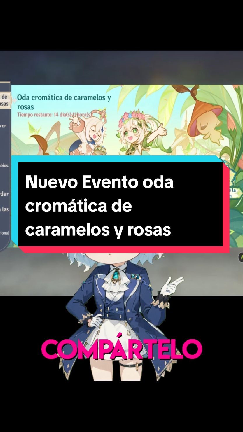 Evento Genshin Impact. Oda cromática de caramelos y rosas. #cloud_isack #natlangenshinimpact #furina  #odacromaticadecaramelosyrosas #eventogenshinimpact #mavuika  #apt 