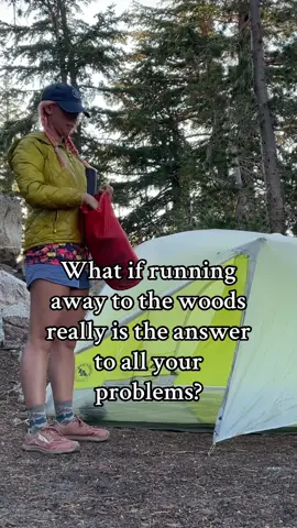 I mean it couldn’t hurt 🤷‍♀️ #Hiking #camping 