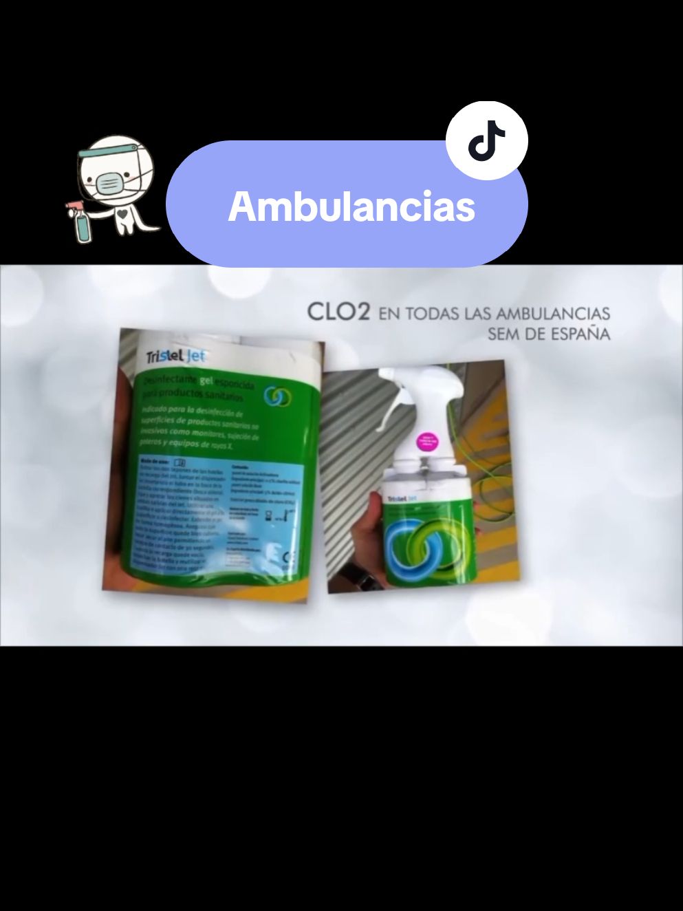 #cds en #ambulancias #desifectante #para 