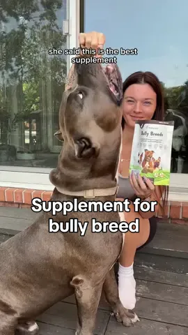 the bully breed specific supplement i give Diesel to keep diesel healthy long-term 🐶🤍 @@NaturVet - Pet Supplements##bigdog##funnydog##partner##NaturVet##PetSupplements##HowPeopleLoveTheirPets