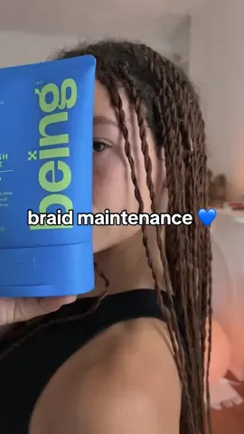 it's all about the braids ✨ #beinghaircare #hairtok #braids #braidmaintenance #haircare 