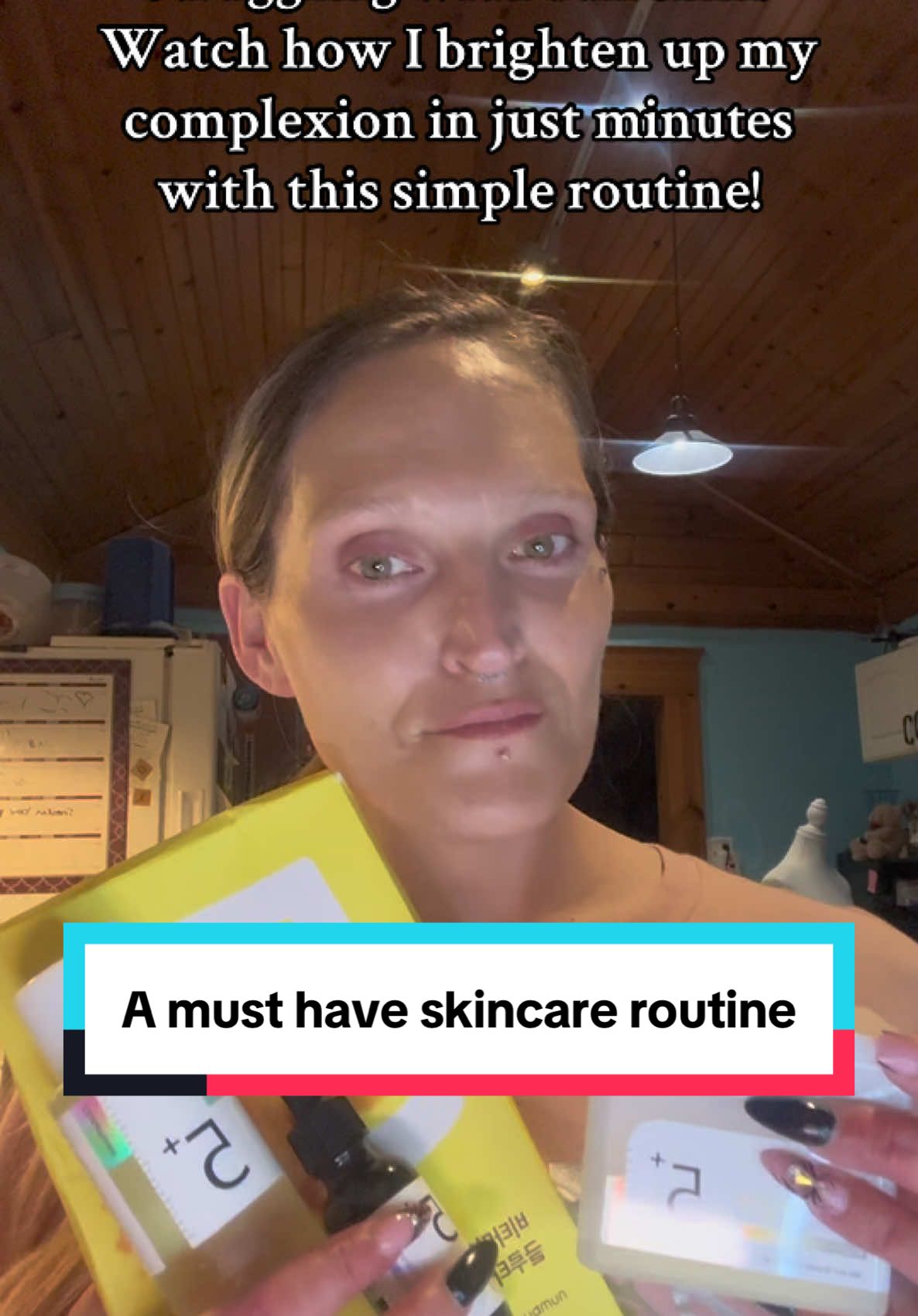 I am loving this routine by @numbuzin  I honestly didn’t know what to expect because i never tried this brand before, but I honestly love these products so far. It has been 2 weeks & I’m happy. I’ll update again in a month!                                  #skincareroutines #brighteningskincare #dullskin #pigmentation #unevenskintone #skincareproduct #skincareset #skincarelover #tiktokshopfind #numbuzin 