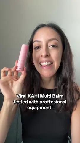 Testing the viral KAHI Multi Balm with professional tools! 🌟  Is it worth it? Watch for my opinion💧✨  #KAHIMultiBalm #KBeauty #skincaretest #hydrationboost #wrinklecare #BeforeAndAfter #KAHI #multibalm #koreanskincare 