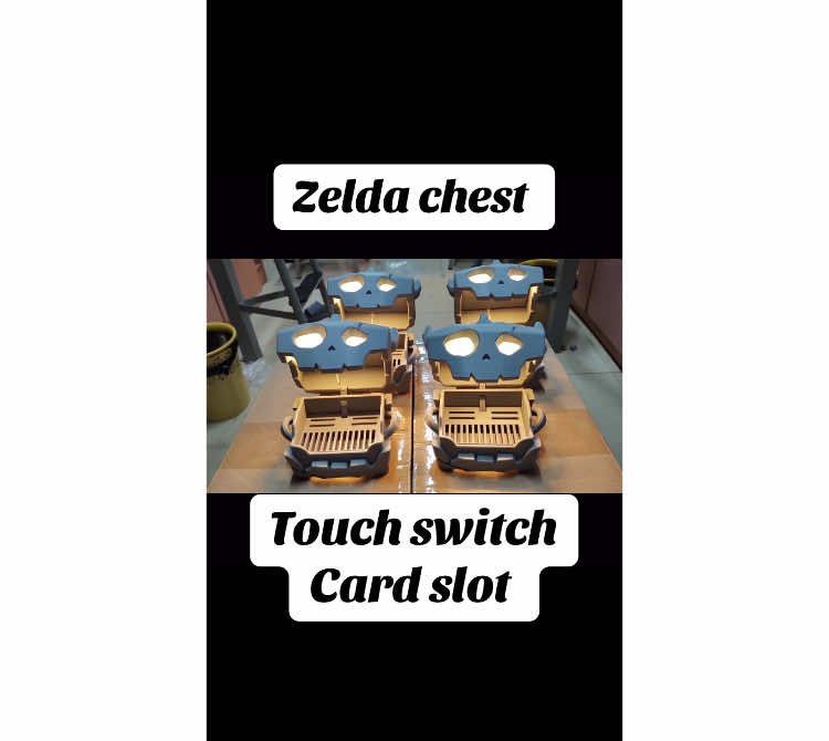 The legend of zelda chest 3d printing #zelda #switch 
