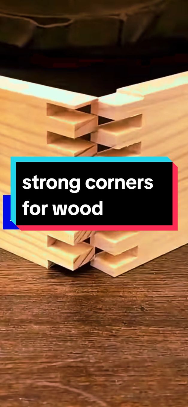 To create a strong corner joint for wooden boards, one effective method is to cut grooves (or dadoes) into the edges of the boards. By carefully aligning these grooves and fitting the boards together, you increase the surface area for the glue, making the joint stronger. #WoodworkingTips #StrongCornerJoint #DadoCuts #WoodJoinery #DIYCarpentry