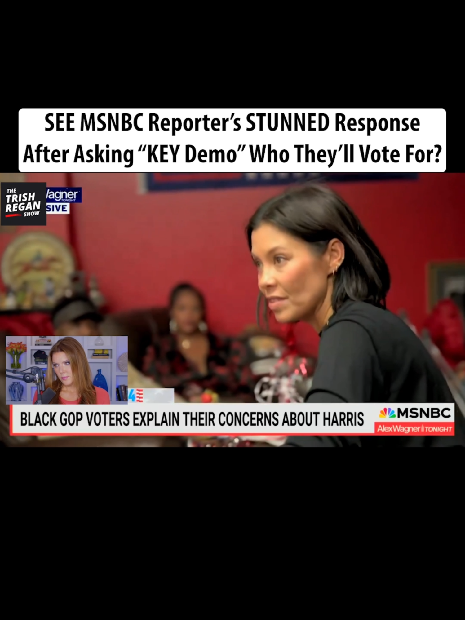 SEE MSNBC Reporter’s STUNNED Response After Asking “KEY Demo” Who They’ll Vote For? Subscribe and watch the FULL show at YouTube.com/@TrishReganChannel #trishregan #trishreganshow #joebiden #donaldtrump #election2024