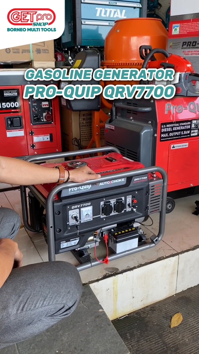 Genset Proquip QRV7700 Output 3500-4000W @Proquip.Id  ⚡💯 #borneomultitools #samarinda #samarindakaltim #kalimantantimur #kalimantanutara #proquip #proquipindonesia #generator #generatorset #genset #gensetbensin 