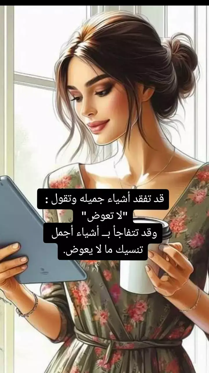 قد تفقد أشياء جميله وتقول : 