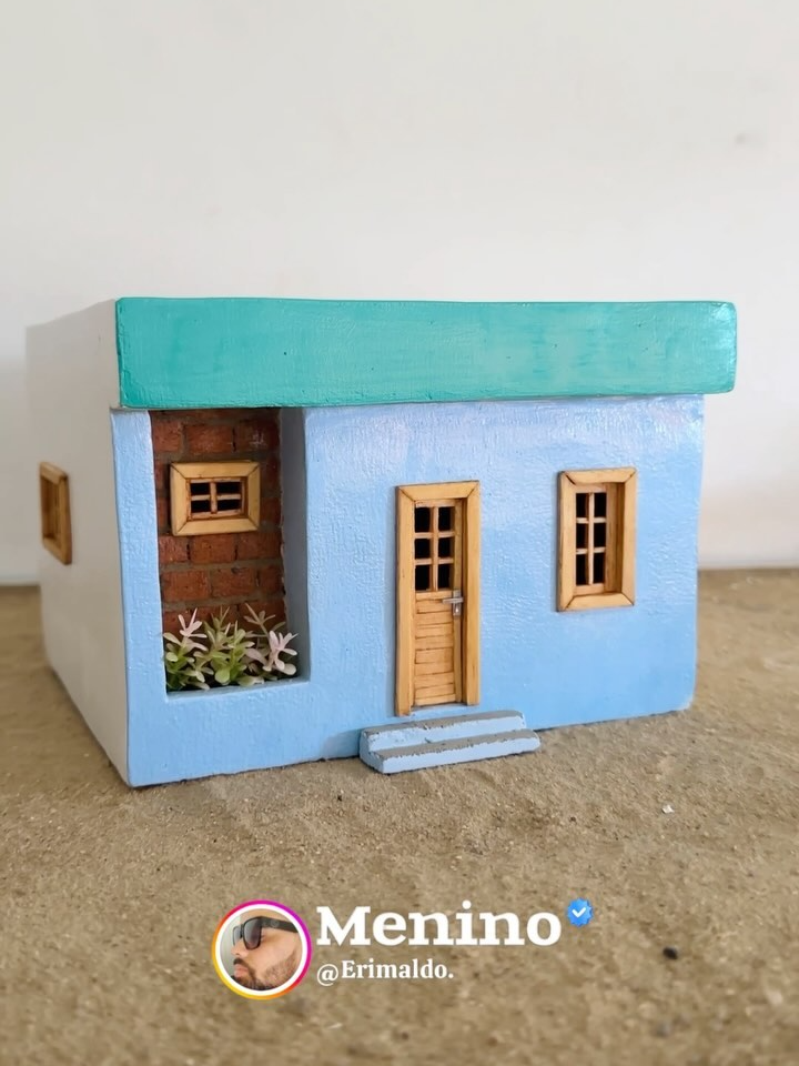 Amazing 👏. But can we afford the rent 😭 . By @o_menino_das_casinhas_ . . #art #craft #handmade #amazing #cutehome