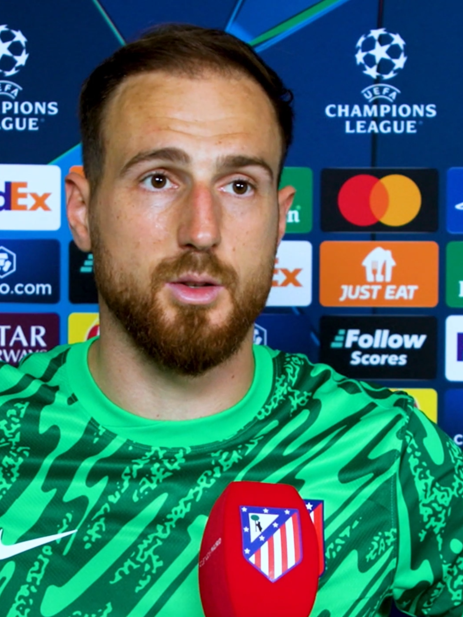 🎙️ Oblak spoke after the game vs LOSC #Interview #Oblak #UCL #ChampionsLeague #AtleticoDeMadrid #Atleti