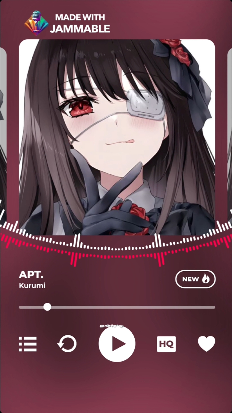 Kurumi - APT. #tokisakikurumi #kurumi #datealive #animeedit #soundviral #fyp 