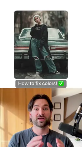 How to fix the coloring in your photos  #photoshop #whitebalance #photography #tutorial #coloradjustment 