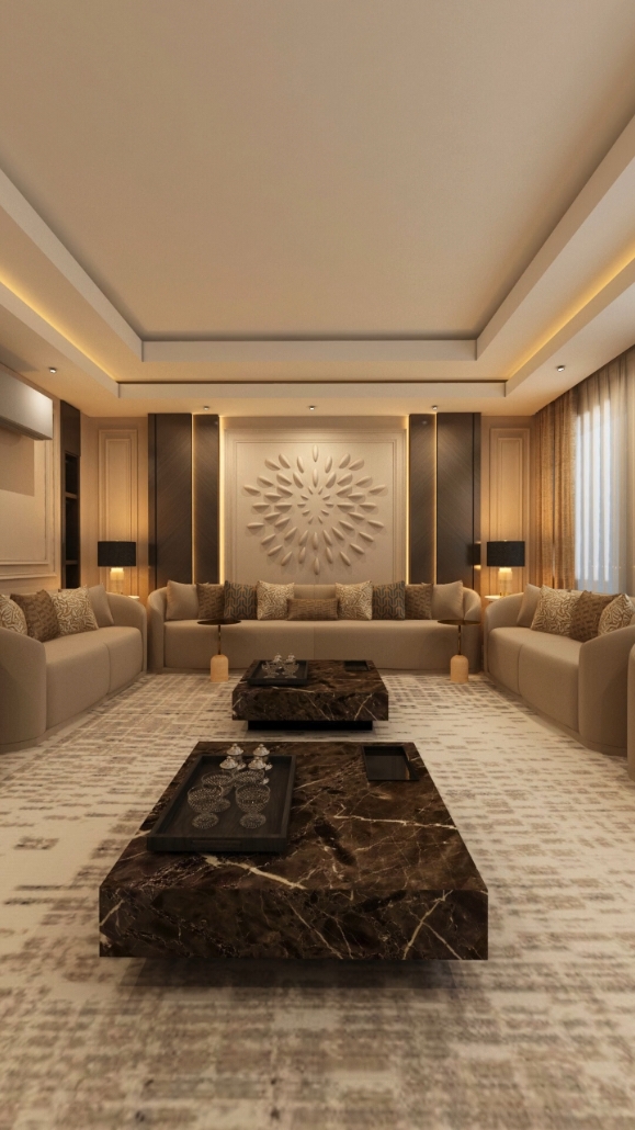 تصميمنا لمجلس رجال لفيلا سكنية بمدينة جدة لمساحة ٣٠م٢ تقريبا بطراز نيو كلاسيك بدرجات البيج وديكورات خشبية 🏡✨️😍  #تصميم_ديكور #مشروع_جديد #تصميم_داخلي_واثاث #تصميم_داخلي #تصميم_ديكورات_داخليه #تصميم_وديكور #مؤسسة_وهج_للتصميم #تصميم #ديكور #ديكورات #تصميم_داخلي_خارجي #الشعب_الصيني_ماله_حل😂😂 
