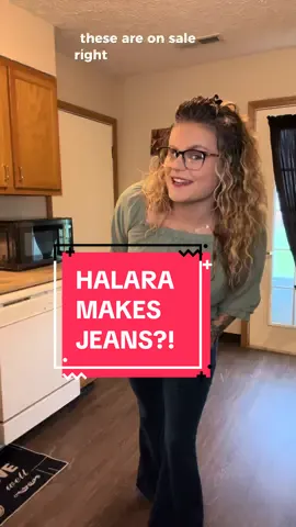 HALARA MAKES JEANS?! I’m obsessed 😍 #halara #halaraeveryday #halaraeveryday #electronicmusic #elec #jeans #jean #sales #fyp #fypageシ #viralvideo 