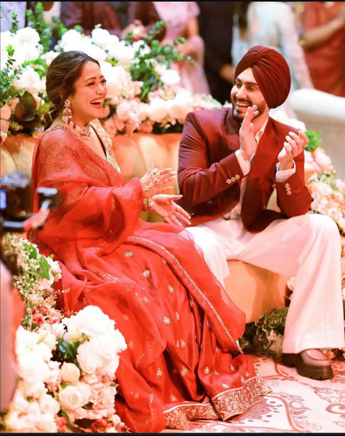 It’s been 4 years Since their marriage.🎉💋❤️The sweetest,most beautiful and cutest couple in the world.🔥🔥👩‍❤️‍💋‍👨🥺I love you both so much and wish you a happy wedding anniversary. Here are the pictures from Neha and Rohan wedding anniversary celebration yesterday . My love to you.♥️♥️♥️♥️♥️🤍🤍🤍🤍👩‍❤️‍💋‍👨 #nehakakkar #rohanpreetsingh #bollywood #fyp #indiatiktok #tiktokpakistan #tiktokindia #loveyou #wifehusband #husband #wife #merried #happyanniversary #lover #fans #celebrity #africa 