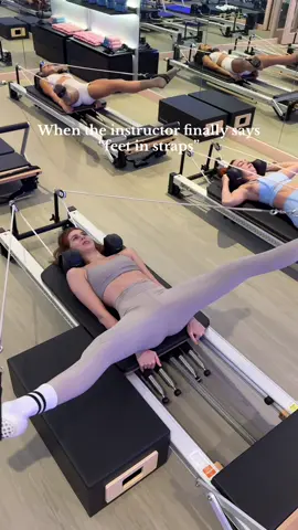 Feet in straps = instant happiness 😌✨  #reformerpilates #pilates #pilatesfun #pilatesgirls 