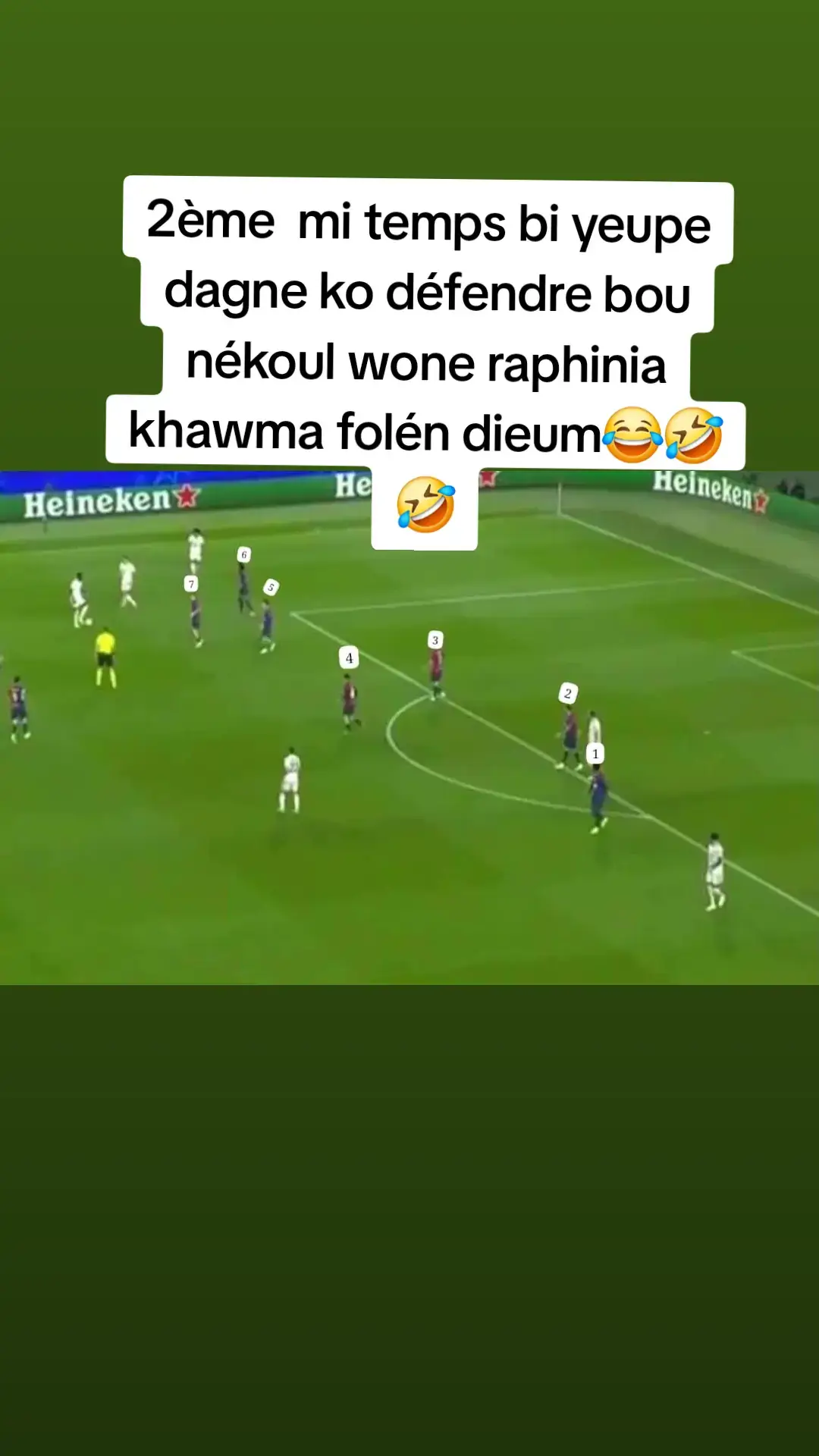 bayern mo jouer yéna gagné 😂🤣🤣niak diome sene propre stade doléne sakh rouss