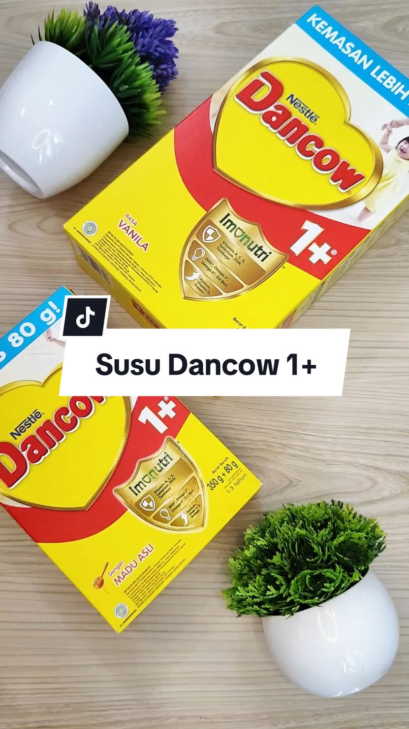 Susu Dancow 1+. Susu anak usia 1-3 tahun, bantu pemenuhan nutrisi harian #susu #susudancow #susudancow1plus #dancow #susuanak #susuanak1tahun #wibgajian 