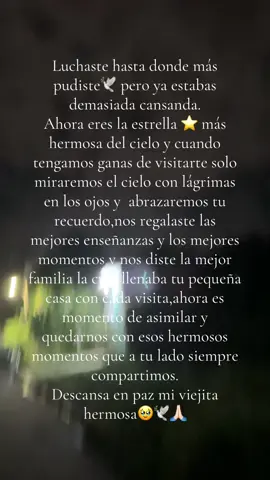 #💔🕊️ #abuelita #porsiempreenmicorazon🕊️😭💔 