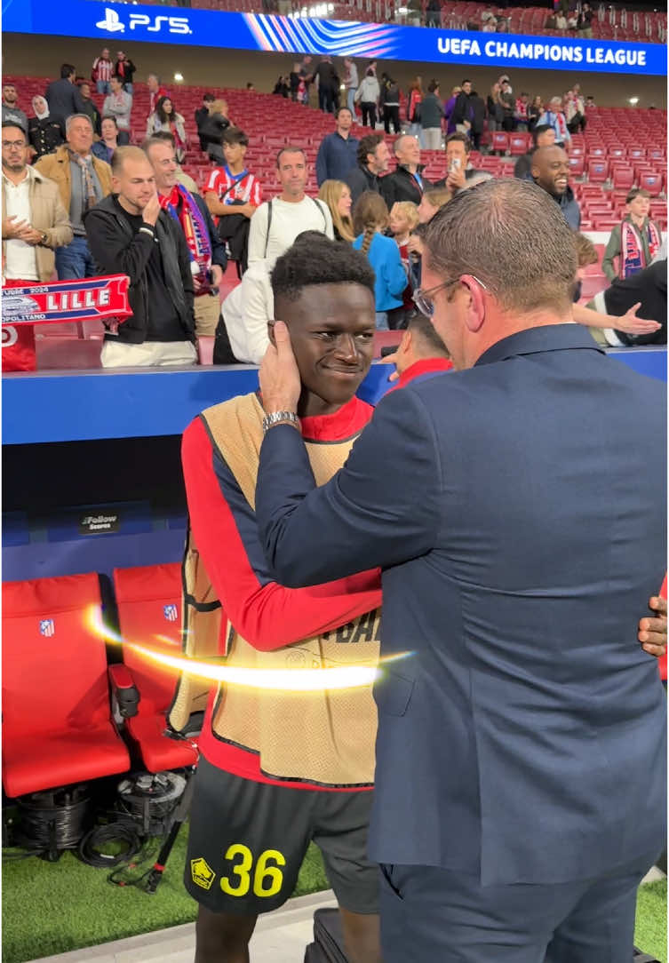 Ce sourire 😍 On t’aime Ousmane ❤️ #losc #championsleague #football #ligue1 #sportstiktok 