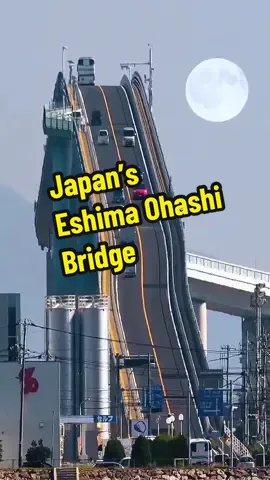 The Eshima Ohashi Bridge. The most terrifying bridge in Japan. Would you dare to drive through? #documentary #engineering #bridge #building #explore 