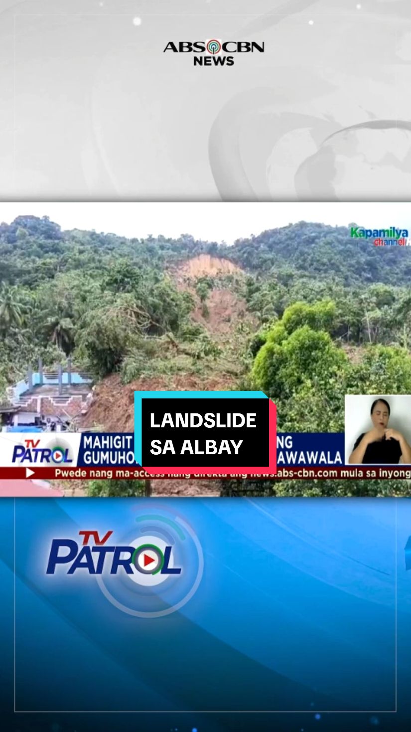 #bagyongkristine #kristineph #libonalbay #landslide #floods #update #tvp #tvpatrol #abscbn