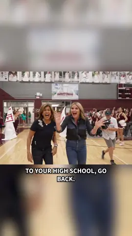 Jenna had an emotional experience going back to her high school. ❤️ Sponsored by Travel Texas.