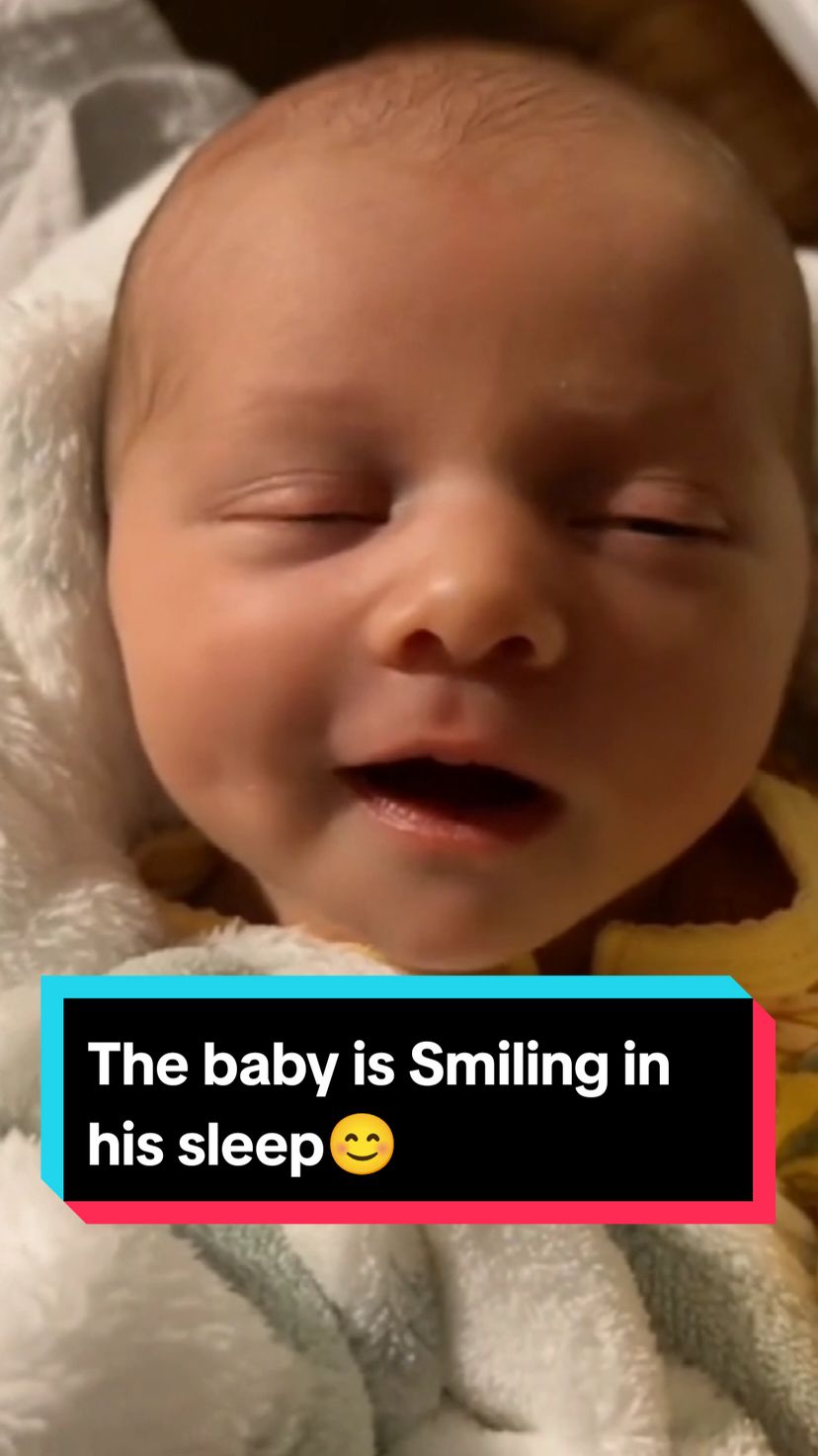 The baby is Smiling in his sleep.🥹😊 #babysleeping #sleep #babysmiling #babysmile #babylaughing #baby #babylove #babylover #cutebaby #sweetbaby #adorable #adorablebaby #babytiktok #babytiktok #viralbaby #following #follovers #trendingvideo #trendy #10k #viral_video #viralditiktok #fypdong #fyppp #foryo #fypppplppppppppppppppppppppppppppp p #fyppp 