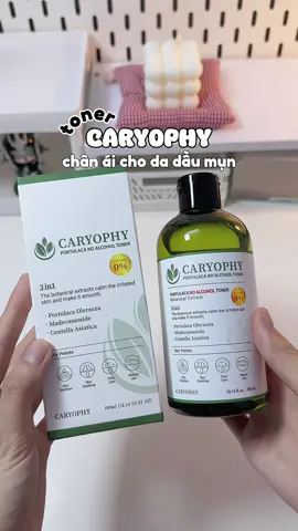 toner Caryophy - chân ái cho da dầu mụn #toner #caryophy #caryophyvietnam #skincare #unboxing #viral #xuhuong #fyp 