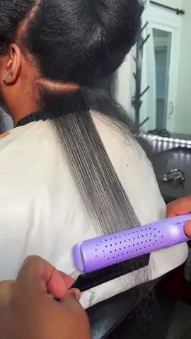 Cooling Air Hair Curler and Straightener 2 in 1 with Detangling Brush