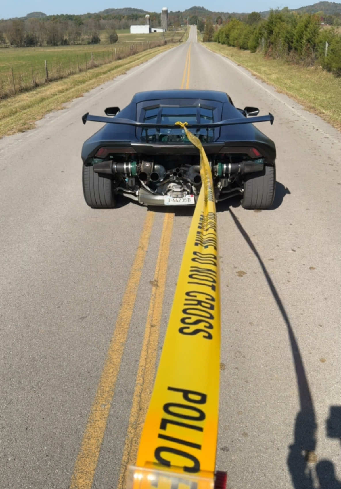 3000hp Ferrari vs Roll of Duck Tape